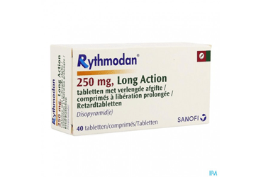 RYTHMODAN 250 MG 20 CAP