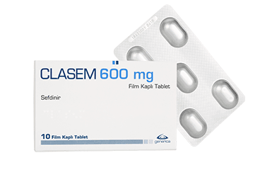 CLASEM 600 MG FILM KAPLI TABLET (10 TABLET)