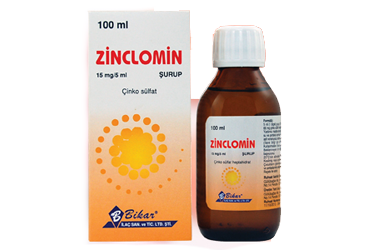 ZINCLOMIN 15 MG/5 ML 100 ML SURUP