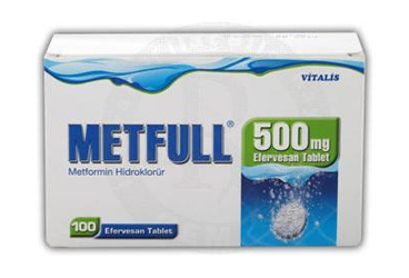 METFULL 500 MG 100 EFERVESAN TABLET