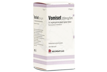 VOMISET 250 MCG/5 ML ENJEKSIYONLUK COZELTI ICEREN 1 FLAKON