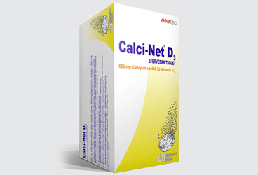 CALCI-NET D3 600 MG/400 IU EFERVESAN TABLET