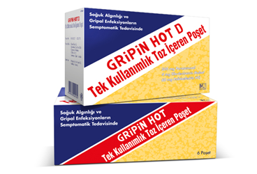 GRIPIN HOT D TEK KULLANIMLIK TOZ ICEREN 6 POSET