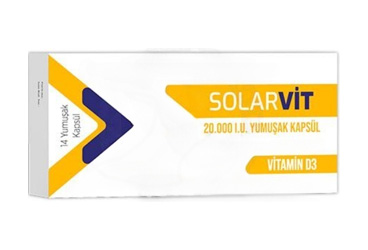 SOLARVIT 20.000 I.U. YUMUSAK KAPSUL (14 KPS)