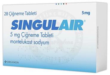 SINGULAIR 5 MG CIGNEME TABLETI (28 TABLET)