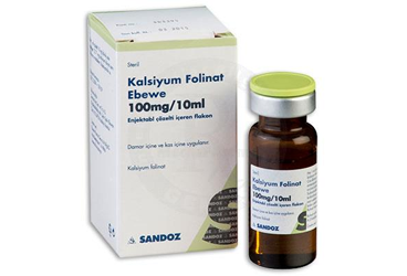 KALSIYUM FOLINAT EBEWE 100 MG/10 ML ENJ. COZ. ICEREN FLAKON