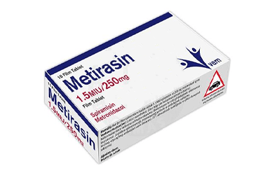 METIRASIN 1.5 MIU/250 MG FILM TABLET (10 TABLET)
