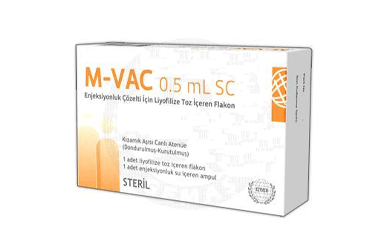 M-VAC 0,5ML SC ENJEKSIYONLUK COZELTI TOZU VE COZUCUSU