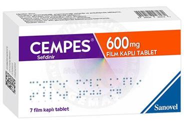 CEMPES 600 MG FILM KAPLI TABLET (7 TABLET)