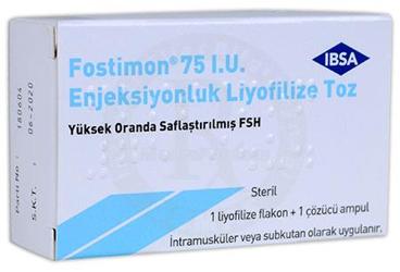 FOSTIMON 75 IU ENJEKSIYONLUK LIYOFILIZE TOZ (1 FLAKON)
