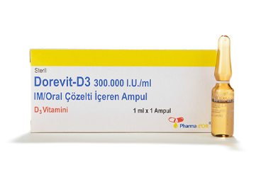 DOREVIT-D3 300.000 IU/ML IM COZELTI ICEREN AMPUL (1 ADET)