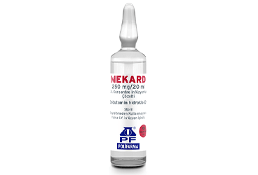 MEKARD 250MG/20ML IV KONSANTRE INFUZYONLUK COZELTI (10 FLAKON)