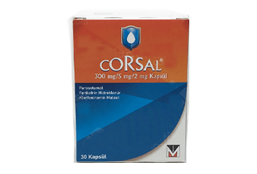 CORSAL 300 MG/5MG/2MG KAPSUL (30 KAPSUL)