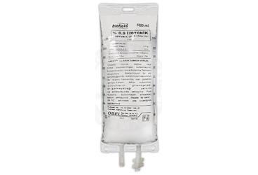 BIOFLEKS %0,9 IZOTONIK SODYUM KLORUR SOLUSYON  1000 ML(PVC TORBA) SETLI