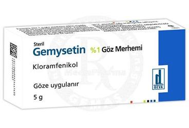 KEMICETINE OFTALMIK  % 1 5 GR POMAD