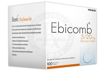 EBICOMB 5 MG / 20 MG 100 EFERVESAN TABLET
