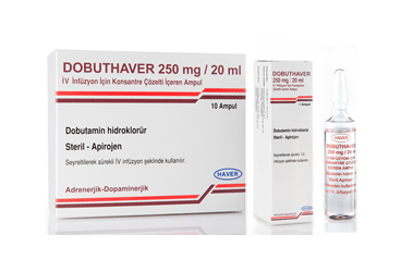 DOBUTHAVER 250 MG / 20 ML I.V. INFUZYON ICIN KONSANTRE COZLETI ICEREN 10 AMPUL