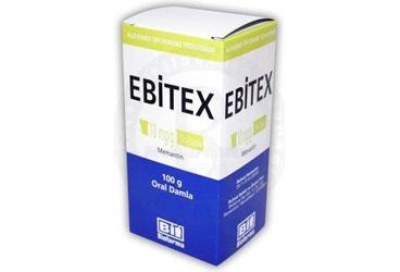 EBITEX 10 MG/GR ORAL DAMLA 100 GR