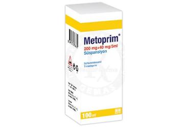 METOPRIM 5 ML 200 MG 100 ML SUSPANSIYON