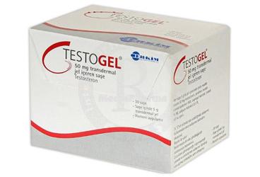 TESTOGEL 50 MG TRANSDERMAL JEL ICEREN SASE (30 SASE)