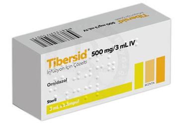 TIBERSID 500 MG/ 3 ML IV INFUZYON ICIN ENJEKSIYONLUK COZELTI (1 AMPUL)