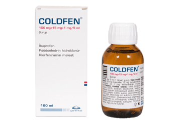 COLDFEN 100 MG+15 MG+1 MG/5 ML SURUP (100 ML)