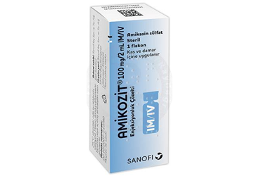 AMIKOZIT 100 MG 1 FLAKON