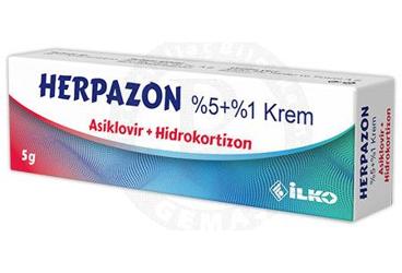 HERPAZON %5 + %1 KREM (5 GR)