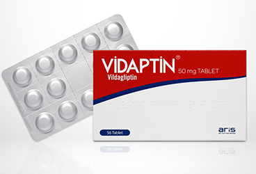 VIDAPTIN MET 50 MG/1000 MG FILM KAPLI TABLET (60 ADET)