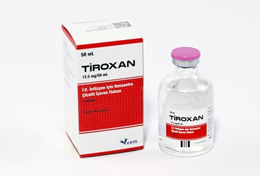 TIROXAN 12,5 MG/50 ML IV INFUZYON ICIN KONSANTRE COZELTI ICEREN FLAKON