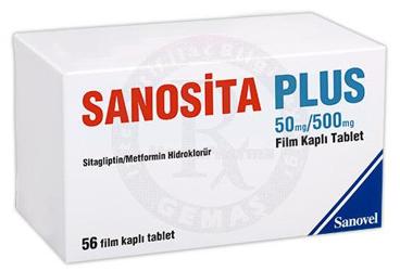 SANOSITA PLUS 50 MG/500 MG FILM KAPLI TABLET