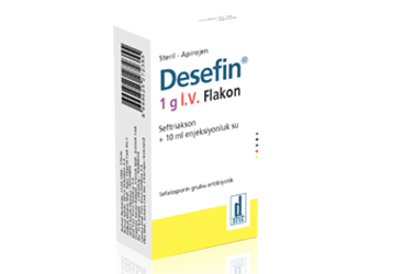 DESEFIN 1 G I.V. ENJEKSIYONLUK/ INFUZYONLUK COZELTI HAZIRLAMAK ICIN TOZ (1 FLAKON)