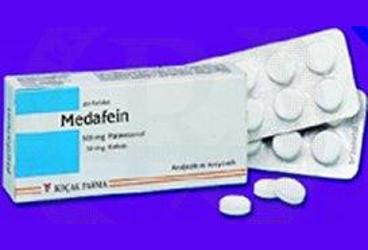 MEDAFEIN  500 MG/30 MG TABLET (20 TABLET)