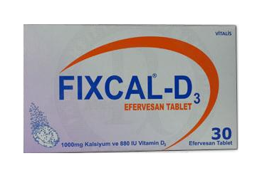 FIXCAL D3 1000 MG / 880 IU EFERVESAN TABLET (30 EFERVESAN TABLET)