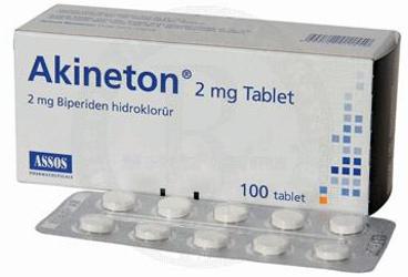 AKINETON 2 MG 100 TABLET