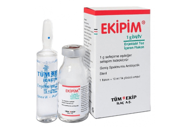 EKIPIM 1 GR IM/IV ENJEKTABL TOZ ICEREN 1 FLAKON