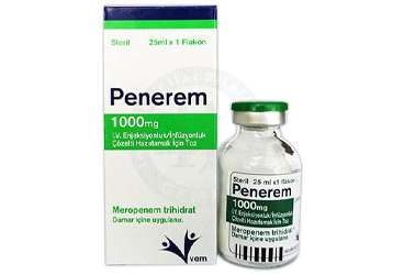 PENEREM 1000 MG I.V. ENJEKSIYONLUK / INFUZYONLUK COZELTI HAZIRLAMAK ICIN TOZ