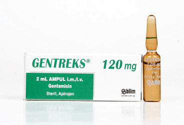 GENTREKS 120 MG / 2 ML IM/IVENJEKSIYONLUK COZELTI ICEREN AMPUL (1 AMPUL)