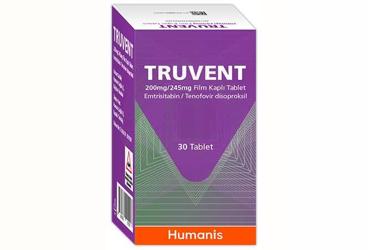 TRUVENT 200 MG / 245 MG FILM KAPLI TABLET (30 TABLET)