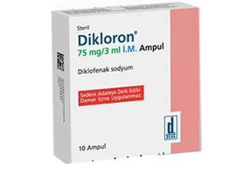 DIKLORON 75 MG/3 ML I.M. ENJEKSIYONLUK COZELTI (10 AMPUL)