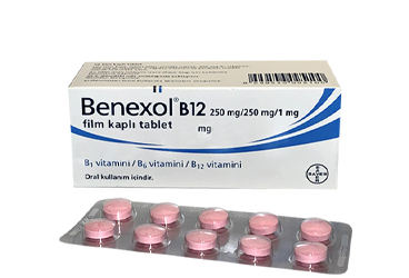 BENEXOL B12 250MG/250MG/1MG FILM KAPLI TABLET  (50 TB)