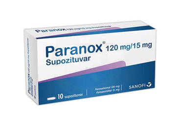 PARANOX 120+15 MG 10 SUPPOZITUAR