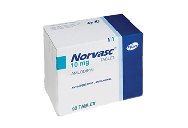 NORVASC 10 MG 90 TABLET