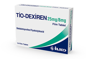 TIO-DEXIREN 25 MG/8 MG FILM TABLET (14 TABLET)