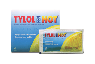 TYLOLFEN HOT 500 MG + 10 MG + 4 MG / 20 G TEK KULLANIMLIK ORAL COZELTI HAZIRLAMAK ICIN TOZ 12 POSET