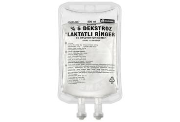 POLIFLEKS %5 DEKSTROZ LAKTATLI RINGER IV INF. ICIN COZ. 500 ML (SETSIZ)