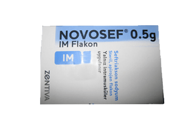 NOVOSEF 500 MG IM 1 FLAKON