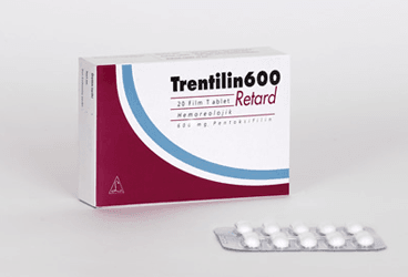 TRENTILIN RETARD 600 MG 20 FILM TABLET