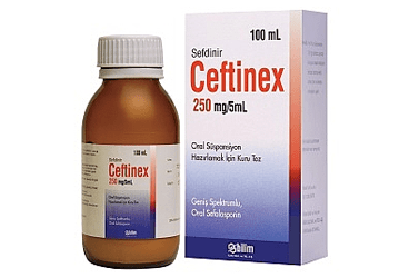 CEFTINEX 250 MG/5 ML 100 ML ORAL SUSPANSIYON ICIN KURU TOZ