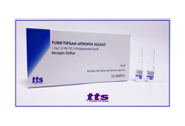 TURKTIPSAN ATROPIN SULFAT 1 MG / ML IM / SC / IV ENJEKSIYONLUK COZELTI